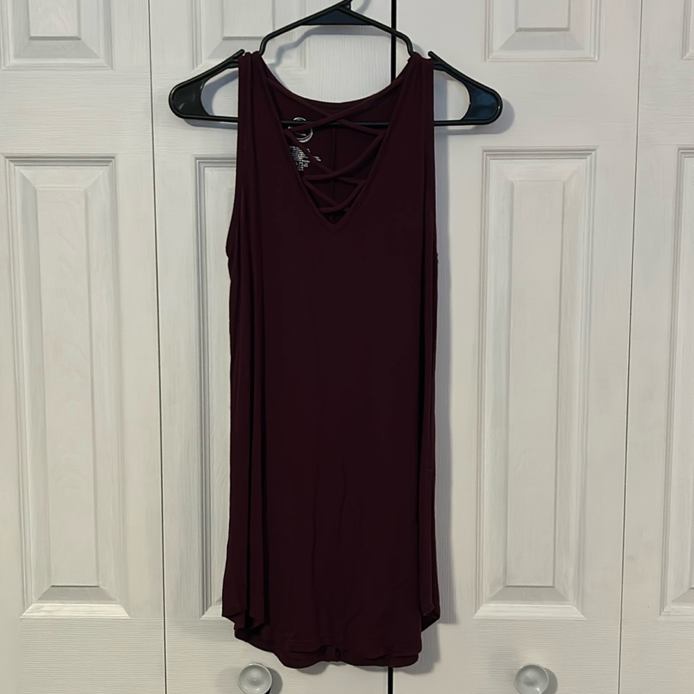 Purple tunic top